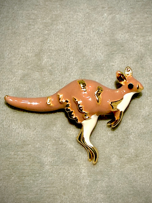 Kangaroo Brooch