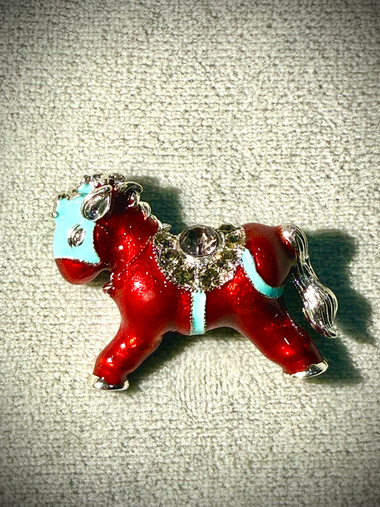 Majestic Horse Brooch