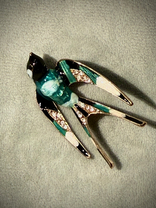 Swallow Bird Brooch