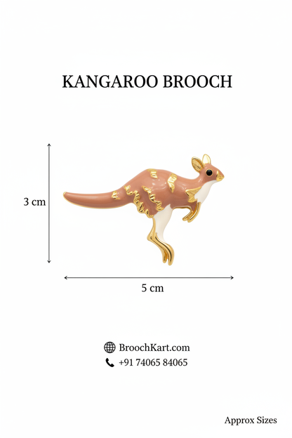 Kangaroo Brooch Product Graphic