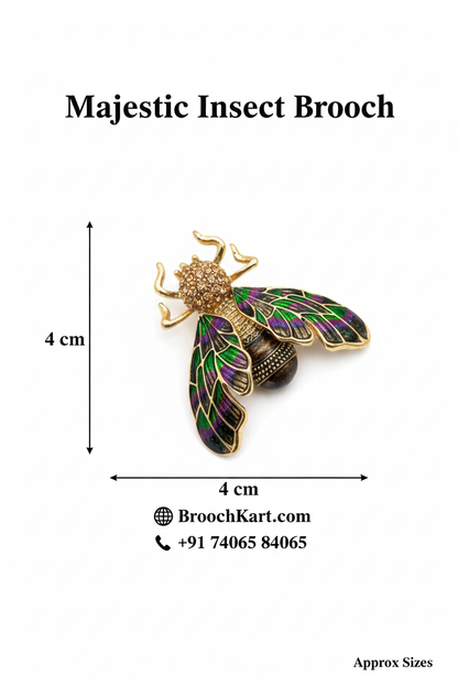Majestic Insect Brooch Product Graphic