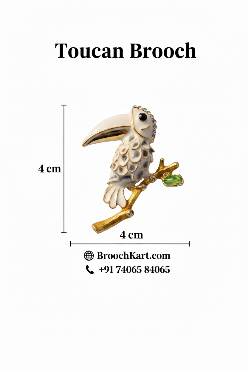 Toucan Brooch Product Graphic
